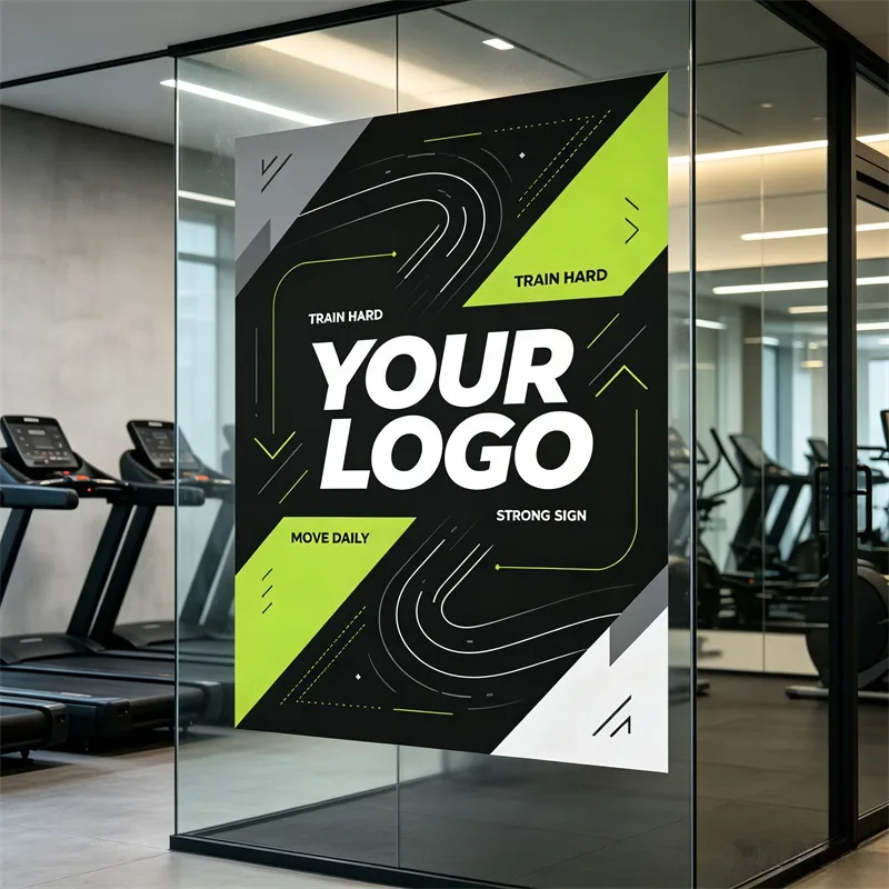 Any Size 100cm Custom Sticker Pharmacy  Lndoor Outdoor Assisted Living Facility Hamburger Shop Commercial Advertising Promotion