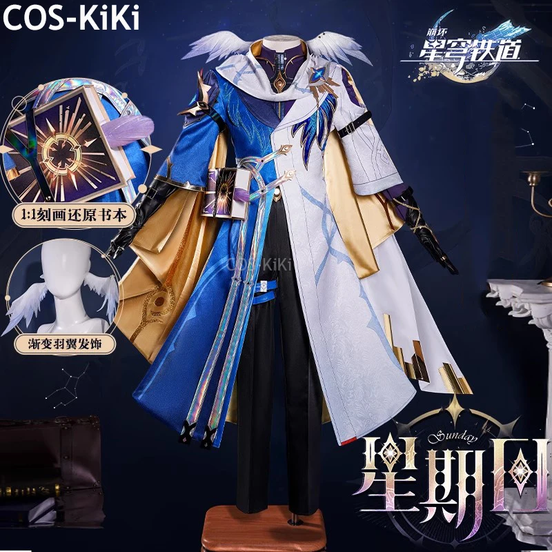 COS-KiKi Honkai: Star Rail Sunday Gioco Vestito Bello Uniforme Costume Cosplay Halloween Party Gioco di ruolo Outfit Uomo XS-XXL