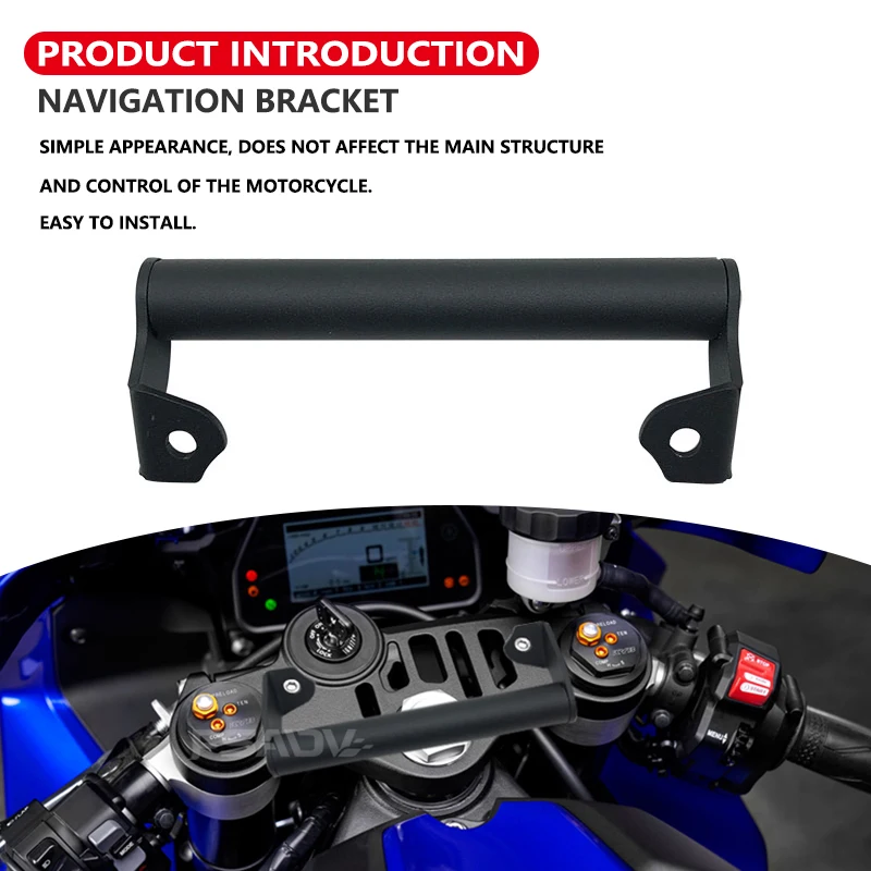 YZF-R1 SMART PHONE GPS Navigation Adapt Holder Bracket For Yamaha YZF-R1M YZFR1 YZF R1 M 2015-2023 2022 2021 2020 Motorcycle