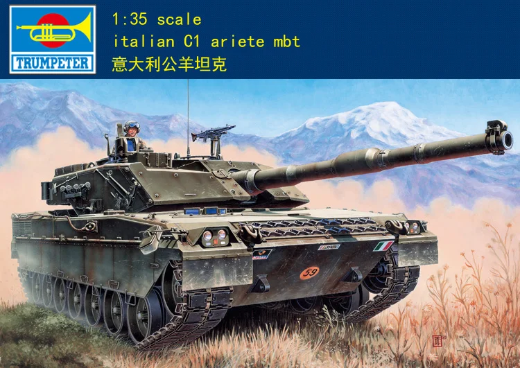 

Trumpeter 00332 1/35 Italian C-1 Ariete MBT Tank Model