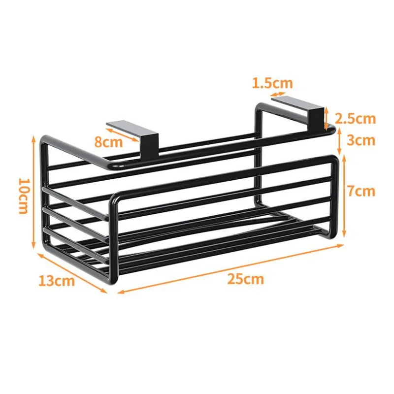 Tissue Box Under Cabinet Paper Towel Holder Multi-functional Iron Strong Load-bearing Paper Towel Rack Desk Kitchen Accessories