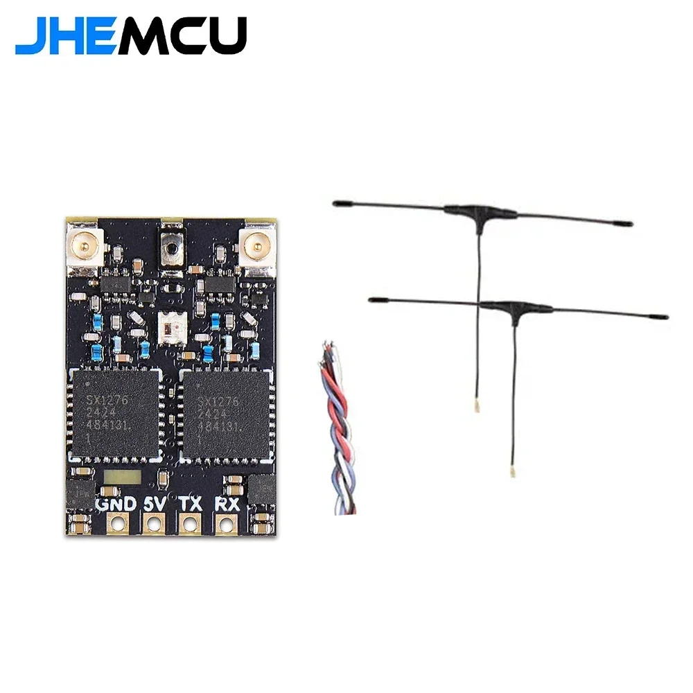 TopEssJHEMCU RP9-RX ELRS 915MHZ Diversity Receiver Antenna MHF 1/U.FL Receiver Protocol CRSF 5V For Long Range RC FPV Drone Part