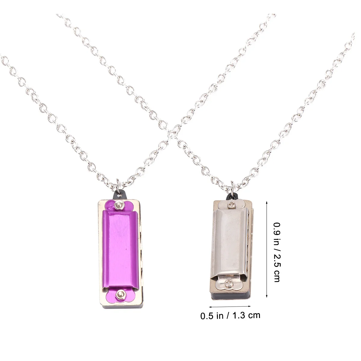 2 stuks dubbele rij 4-gaats mondharmonica muziekinstrument klein formaat ideaal voor kinderen beginners leren educatief muziekinstrument