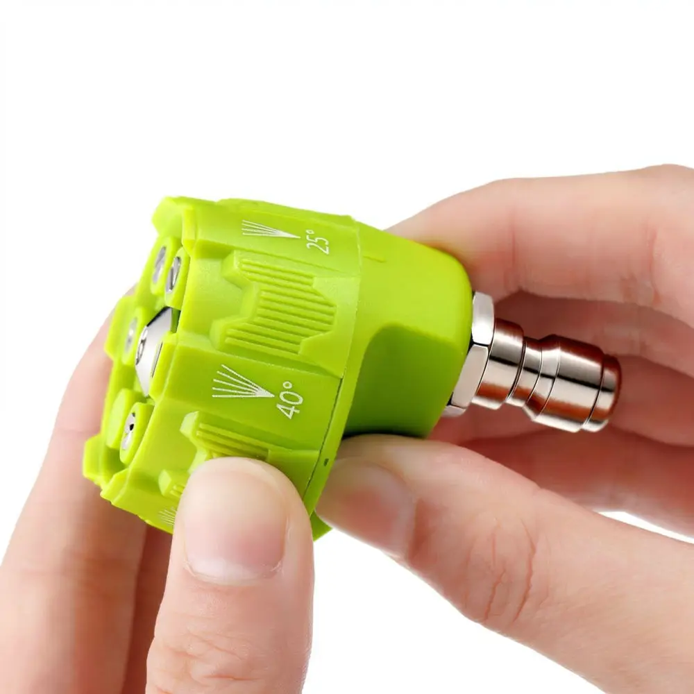 Adjustable Pressure Washer Nozzle For Tutu 6 Patterns Rotating Spray Tip Car Washing Water Applicator Garden Tool Parts