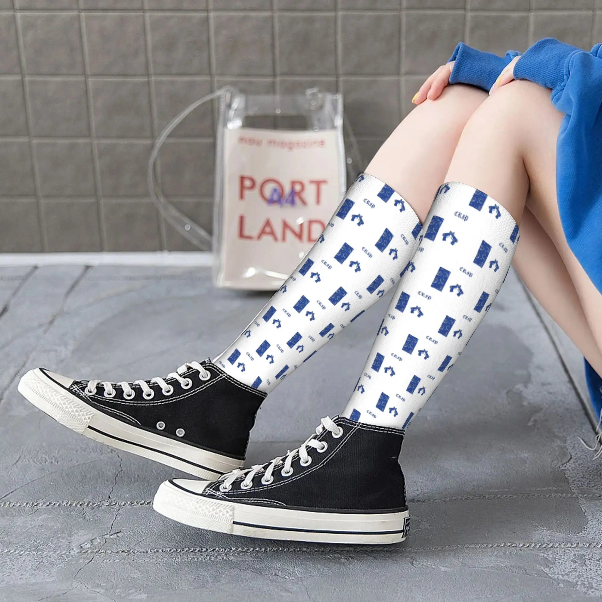 All Seasons Crew Stockings crip official bagpack Socks Harajuku Funny Hip Hop Long Socks Accessories for Men Women Gifts