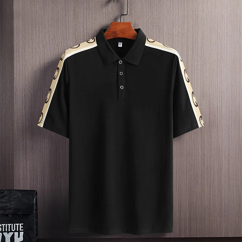 Polo Shirts Men Big Size Summer Business Shirt 8XL Short Sleeve Breathable Tops Camisetas Hombre Men Clothing Oversized T Shirt