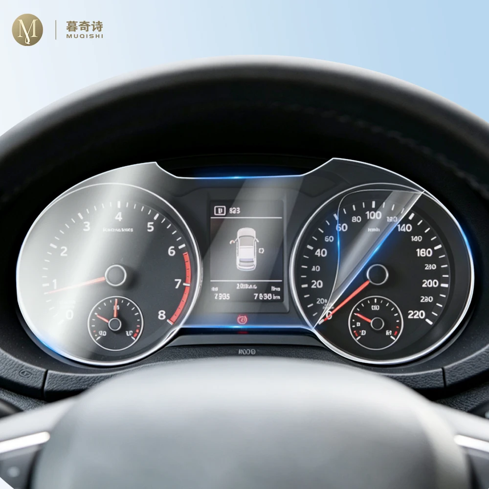 For SKODA Octavia 2017-2019 Car Interior Speedometer LCD Screen TPU Nano Protective Film Scratch-Resistant Display Screen Film