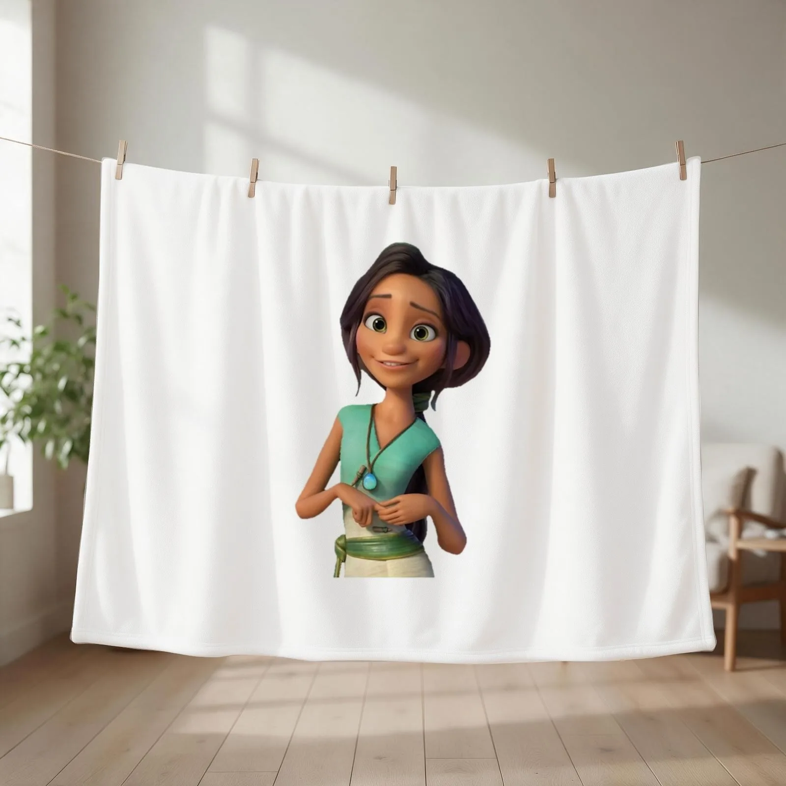 Dawn Betterman - The Croods A New Age Throw Blanket couch cozy soft plush fuzzy picnic outdoor blanket