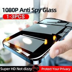 1-3Pcs Anti Spy Peeping Tempered Glass For iPhone 17 Air 16 15 14 Plus 13 12 mini 11 Pro X XR XS MAX SE Privacy Screen Protector