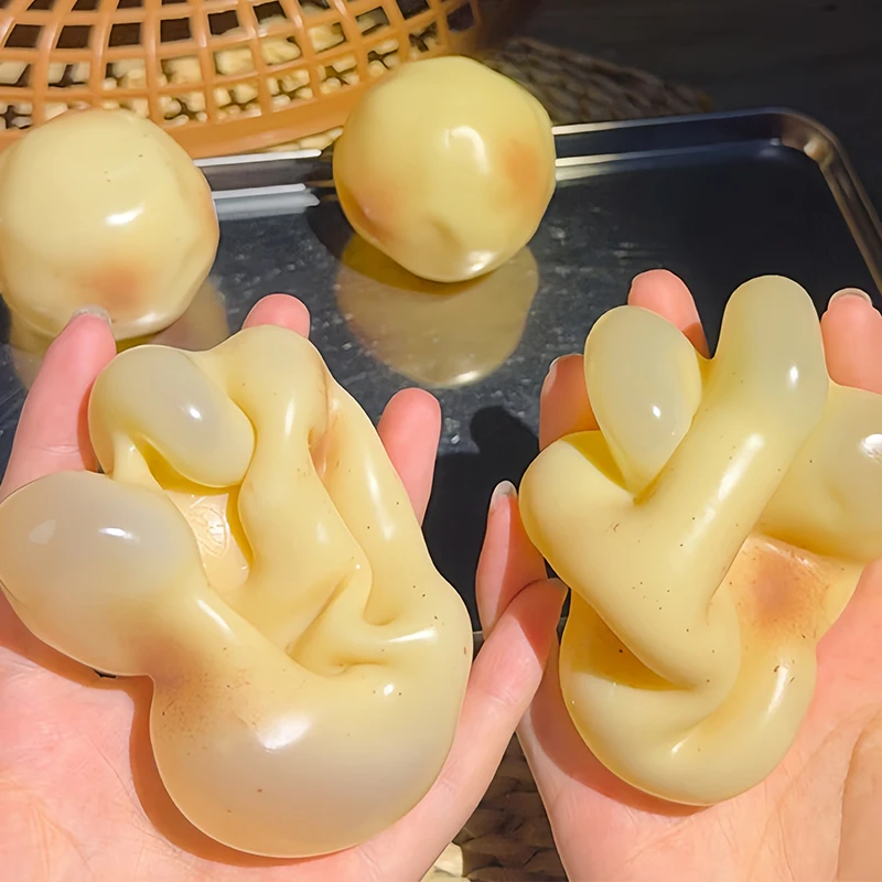 Squishy Potato Stress Ball Squeeze Toy Vaseline Plasticity No Rebound Soft Feel Fidget Toy ASMR Sensory Anti Stress Toys
