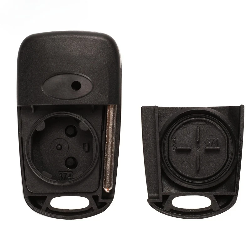 Cangkang Kunci Mobil Remote 3BTN Untuk Kia Sportage K2 K5 Hyundai Ix35 IX30 Accent IX20 Flip Folding Remote Key Case Fob TOY40