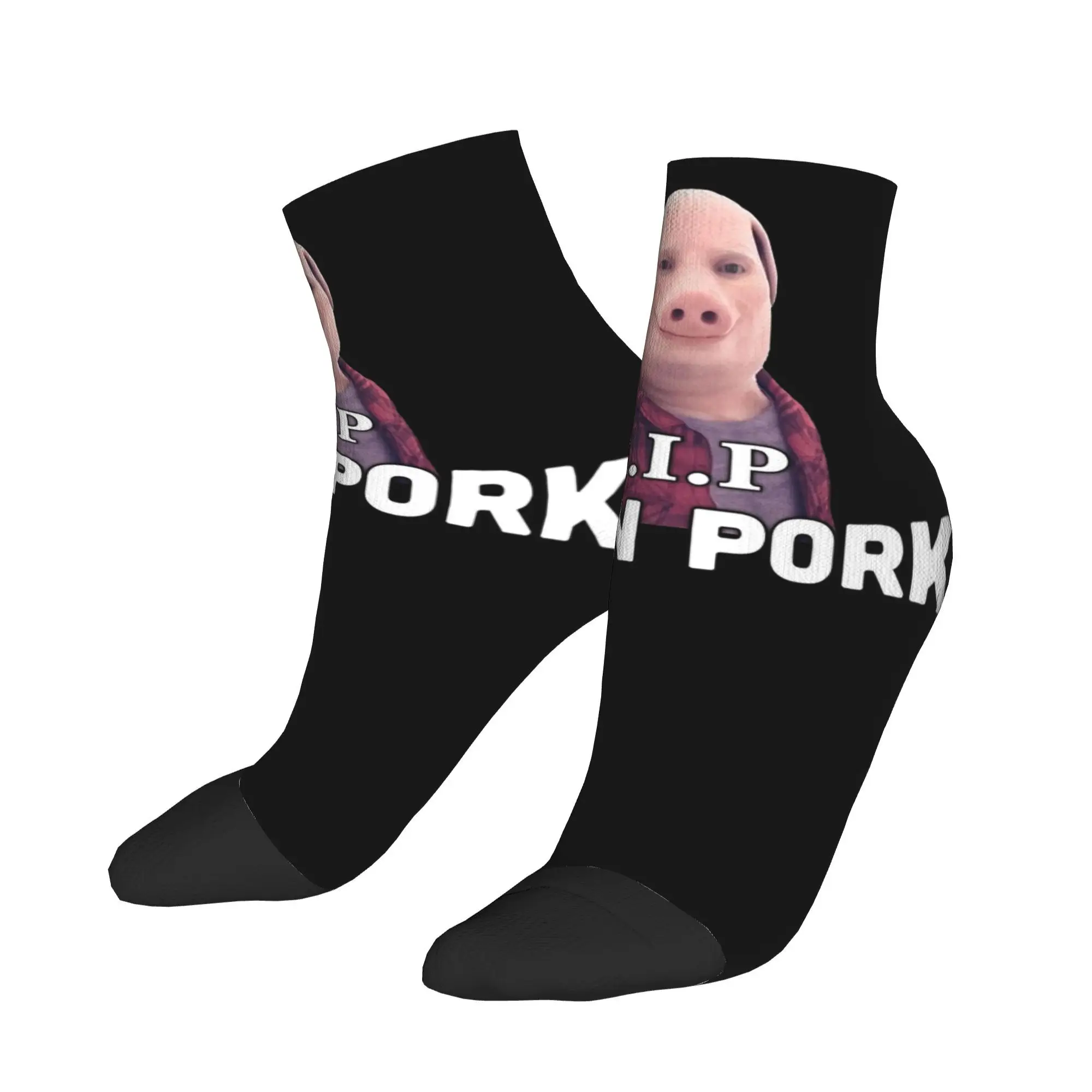 

Fashion Male Men Socks Harajuku John Pork Funny Meme Sock Polyester Sport Women Socks Spring Summer Autumn Winter