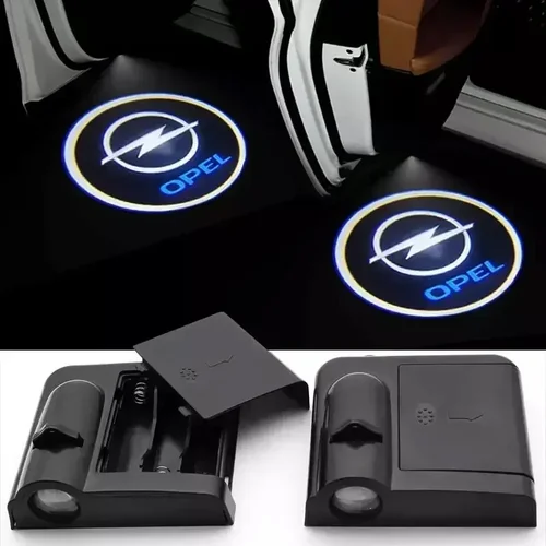 Proyector de logotipo de luz de bienvenida inalámbrica para decoración LED de puerta de coche, estilo de coche, para Opel Insignia Astra Antara Meriva Zafira H G Corsa