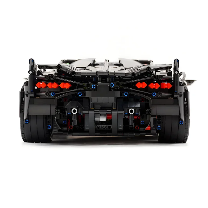 

Новый роскошный конструктор MOC 40001B: радиоуправляемый гиперкар, технологичный, черный, DIY, подарок на Рождество для детей