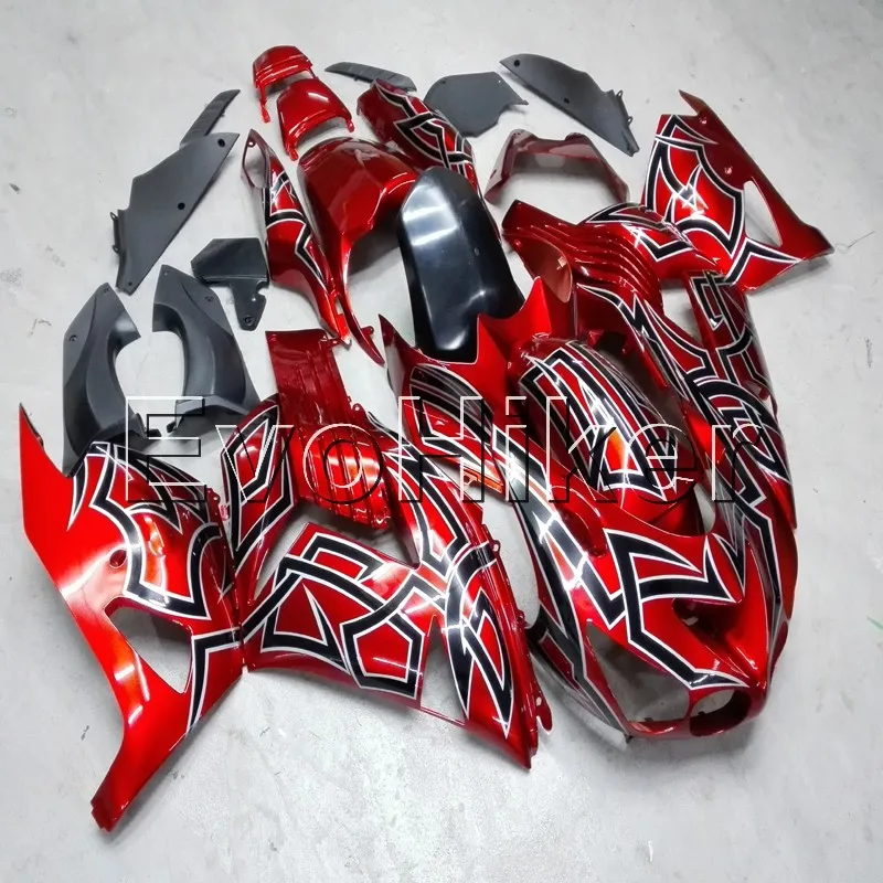 

injection Fairings kit for ZX-14R 2006 2007 2008 2009 2010 2011 red ZX14R 06 07 08 09 10 11ABS Plastic Bodywork Set