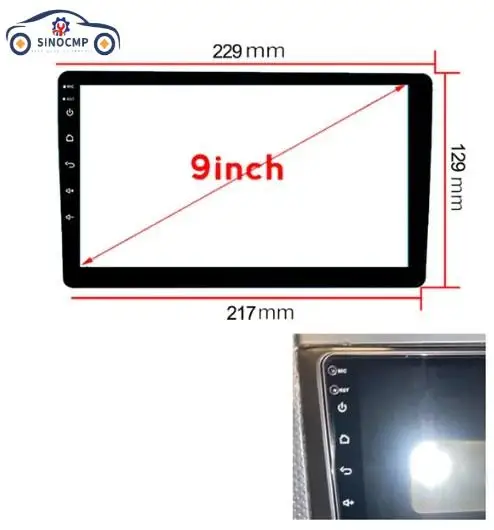 

1PC 9 Inch Radio Stereo DVD Touch Full LCD Screen for TEYES CC2 CC3 Gauge Sets Dash Panels Interior Automobiles Parts