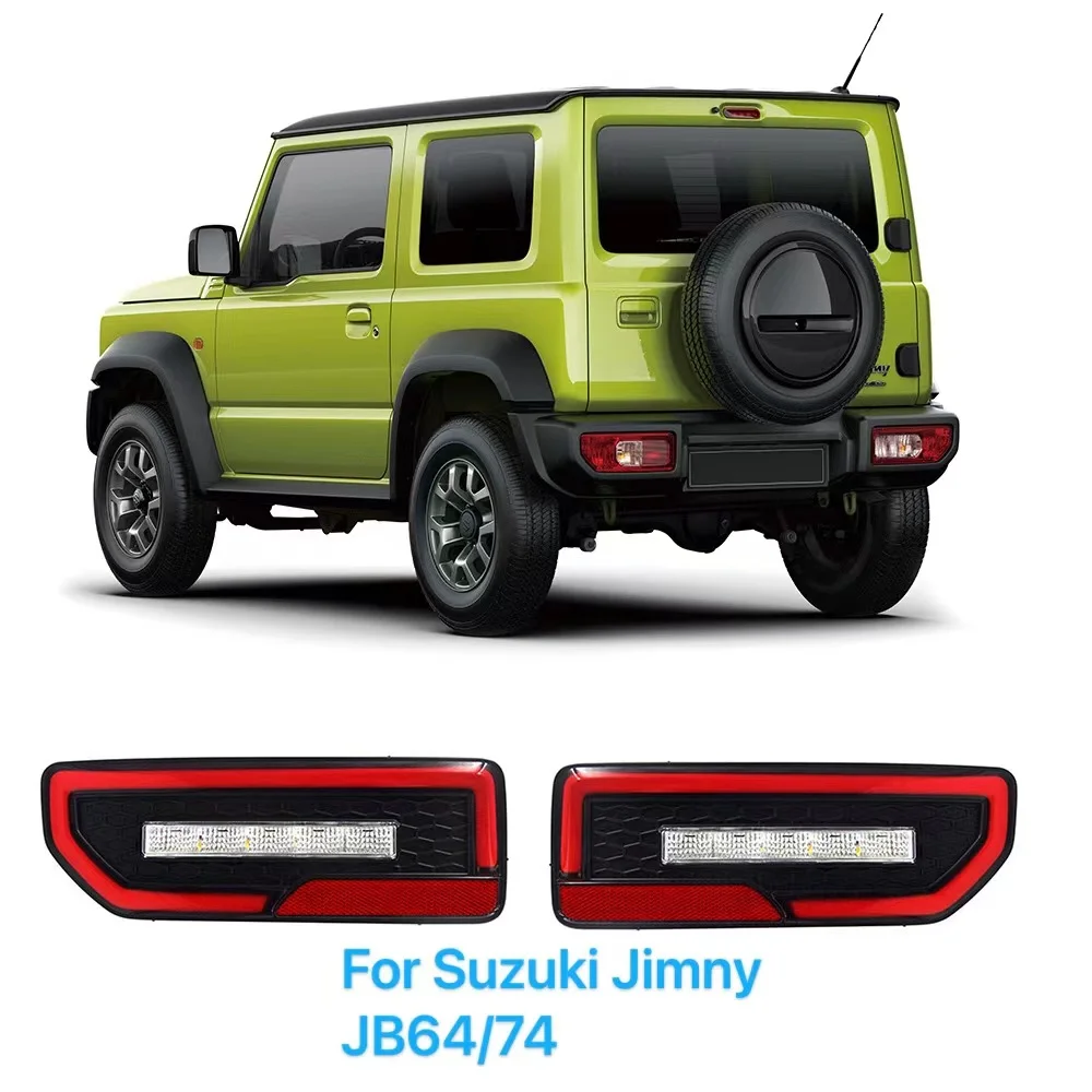 Image of LED-Rücklichteinheit für Suzuki Jimny JB64 JB74 2018-2026 Modifizierte Auto-Rückleuchte Fließendes Blinklicht Rückfahrleuchte