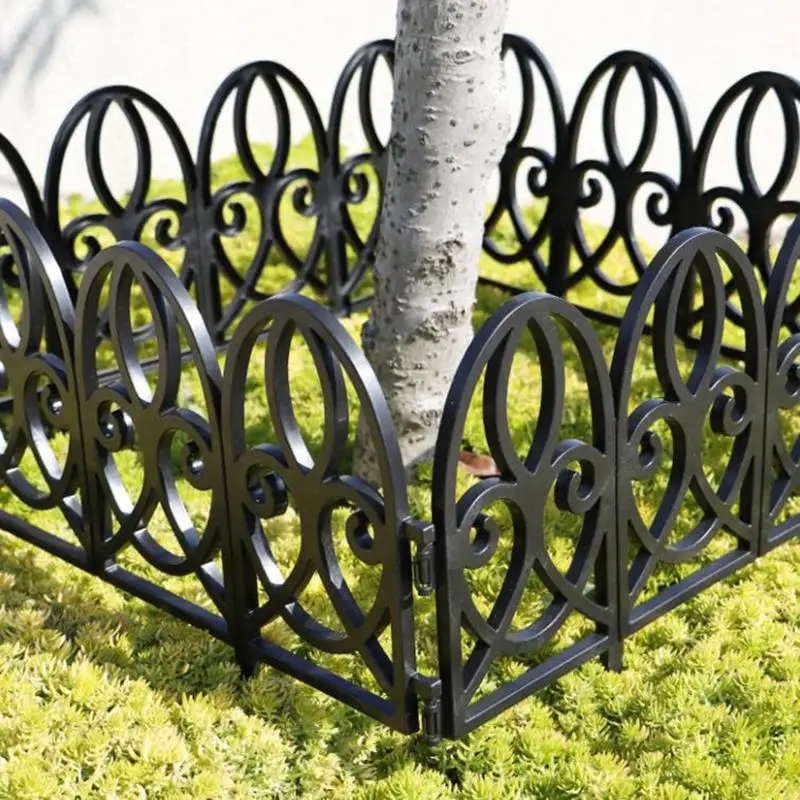NEW Decorative Garden Fence Outdoor Rustproof Landscape Wire Border Folding Patio Fences Flower Bed Fencing Barrier