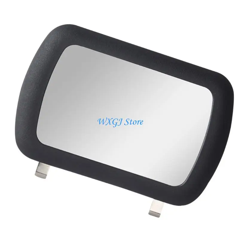 37JE Car Interier Makeup Mirror for Sun Visors Easy Mounting Rectangular Mirror