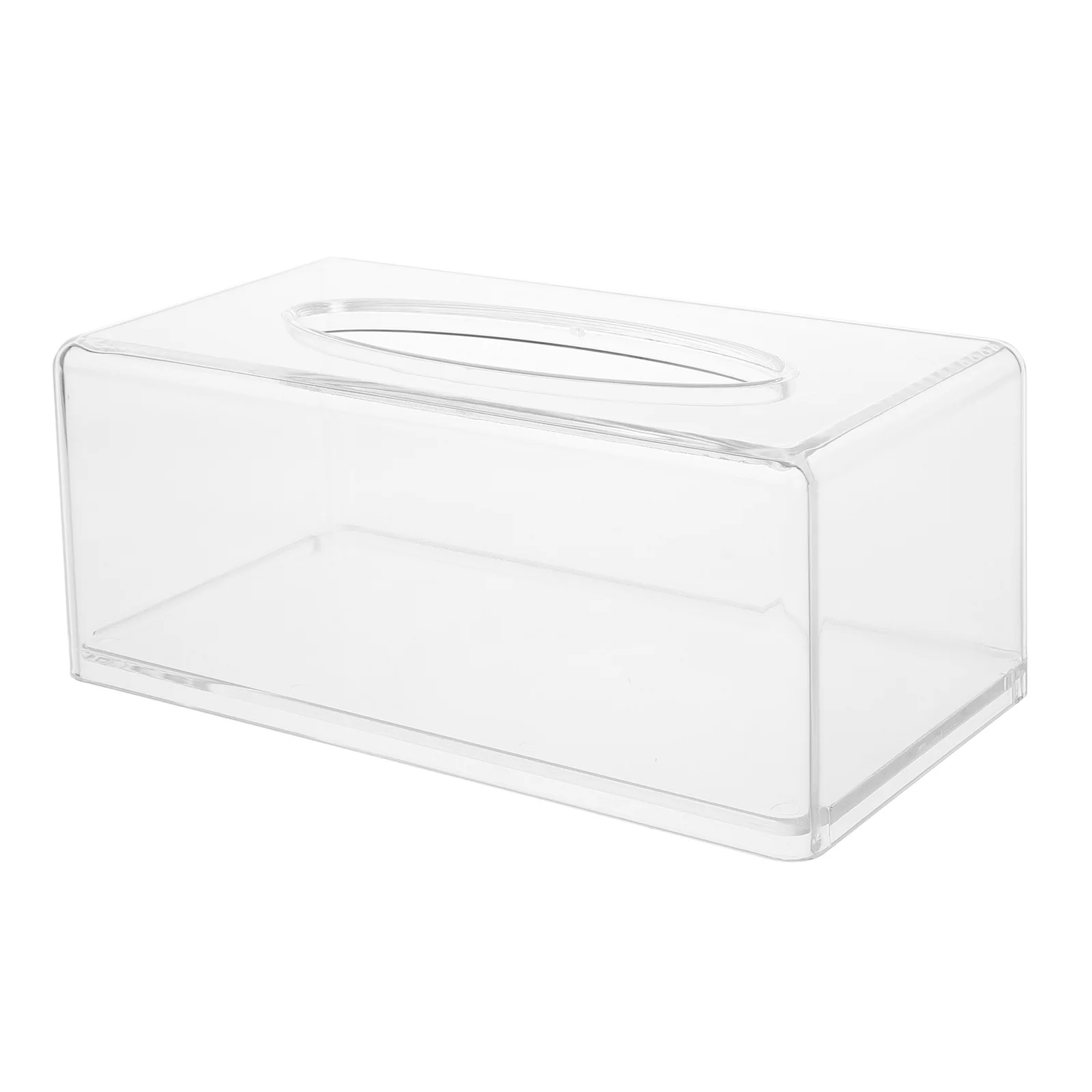 

Rectangular Paper Box Simple Tissue Holder Napkin Container Practical Acrylic End Table