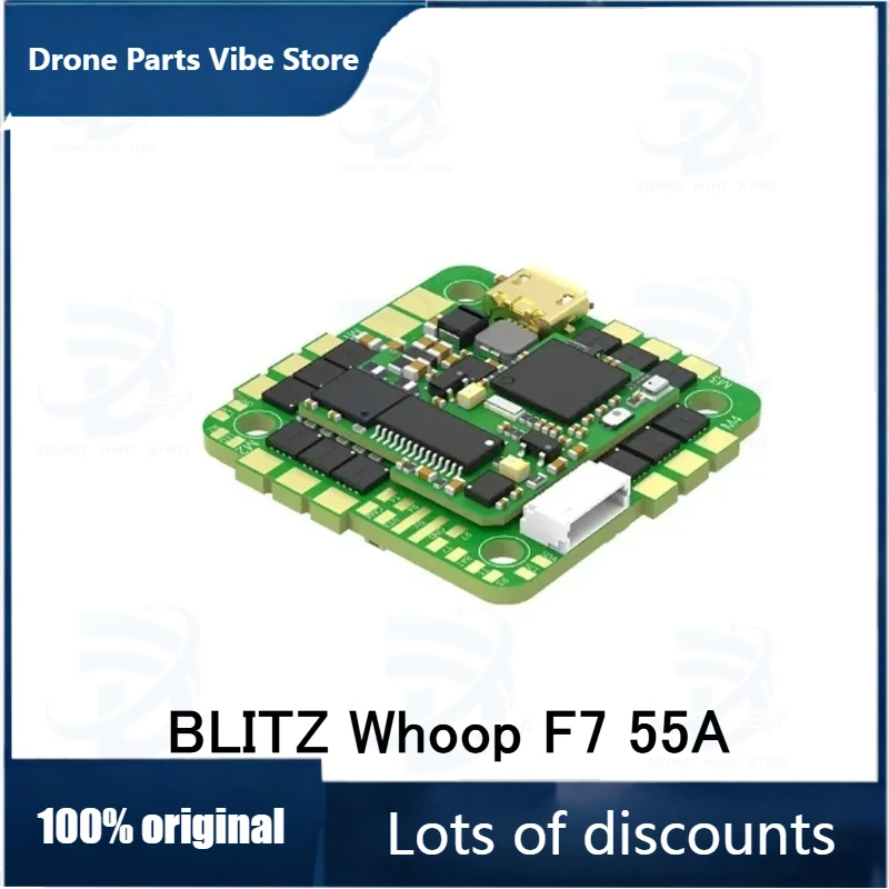 

Fy1pcs for BLITZ Whoop F7 2-6S 55A AIO V1.1 O3 Board Flight Controller/ESC with 25.5*25.5mm Mounting pattern for FPV Drone