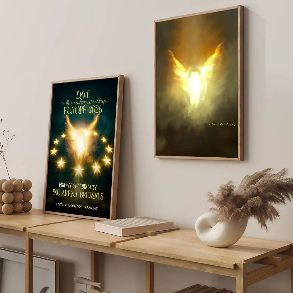 البوب الهيب هوب مغني الراب سانتان دي ديف ألبوم الموسيقى المشارك مناسبة للمنزل غرفة المعيشة غرفة نوم مكتب بار الجدار لاصقة تزيين