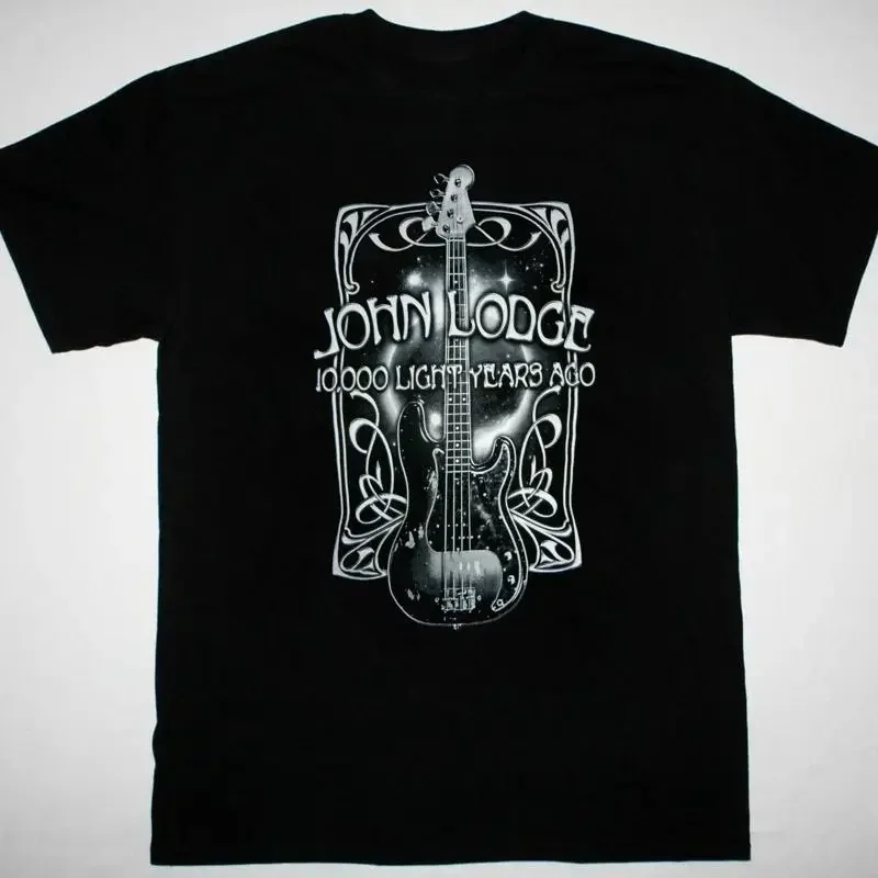 John Lodge Moody Blues band T shirt Black Cotton All Sizes