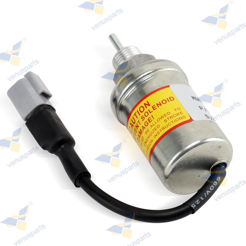 U85206452 404D 404C Fuel Shut Off Solenoid 185206452 for Perkins 402D 403D 403C CAT Skid Steer 3024C 3013C C1.5 C2.2 Engine 12V