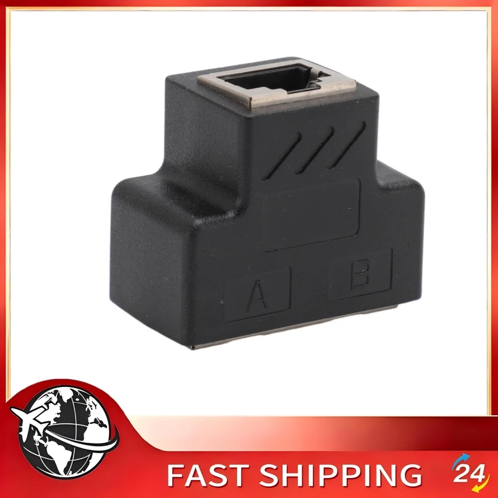 

Ethernet Splitter Practical 1 To 2 Automatically Adapted PVC Stable LAN Network Internet Splitter for Set Top Box