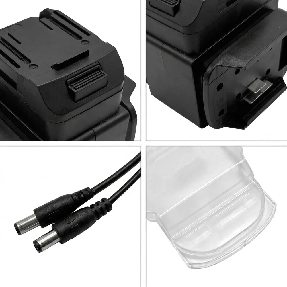 21V Lithium For battery Converter for BL1815 For BL1830 BL1840 Power Tools Featuring Stable Dual Output and Protective Cap