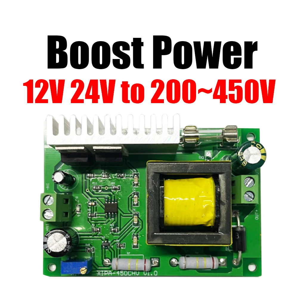Dc-dc Boost Converter com Regulador Ajustável de Alta Tensão Fonte de Alimentação Módulo Psu 40w 12v 24v a 200v450v 250v 300v 400v
