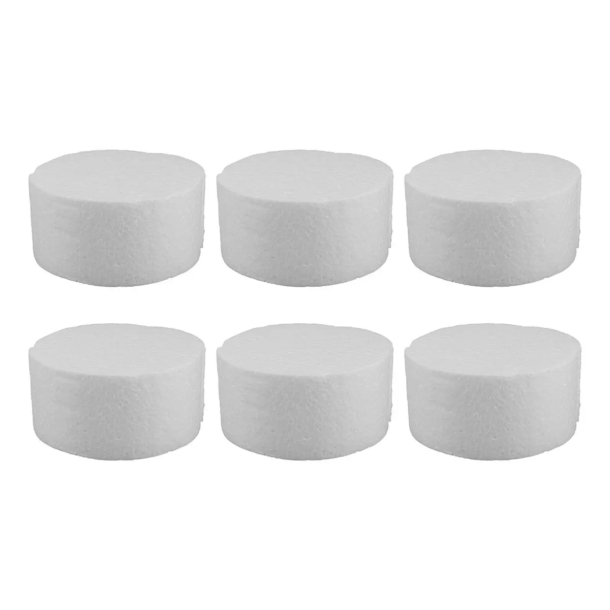 

6Pcs Cylinder DIY Craft Foam Safe Odorless Material for 's Hand-Painted Painting Graffiti Ornaments Decoration