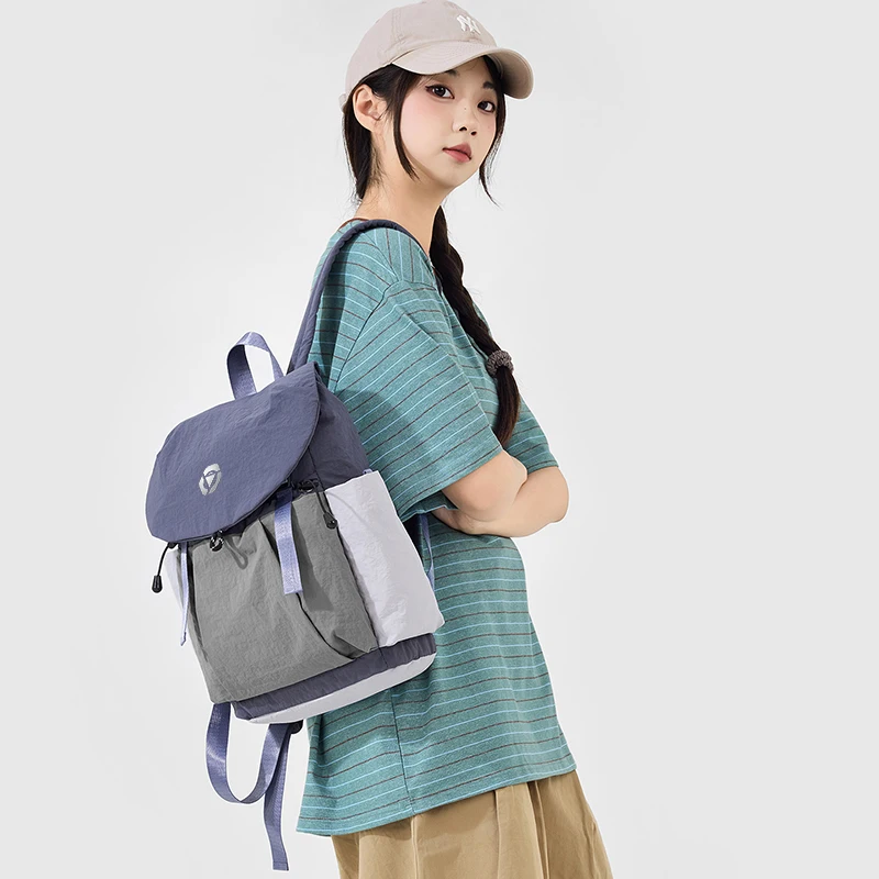 Design-Inspired Travel Bag, Large-Capacity Backpack, Drawstring Dopamine Outdoor Hiking Fitness Multi-Functional Cycling Backpack