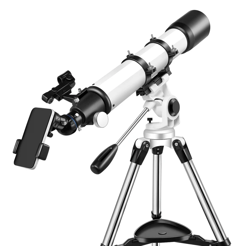 90mm Aperture 700mm Focal Length Refractor Astronomical Telescope 90700 with Tripod