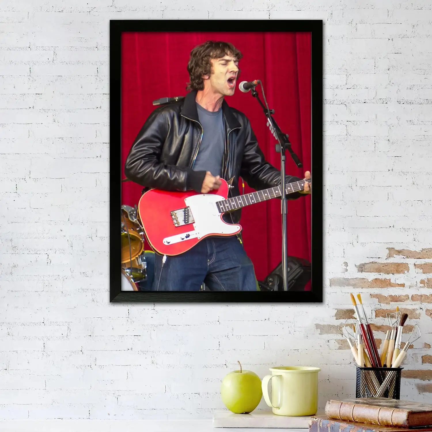 Richard Ashcroft Canvas Art Poster and Wall Art, Picture Print, Modern Family Bedroom Decor, Posters,Decorative painting