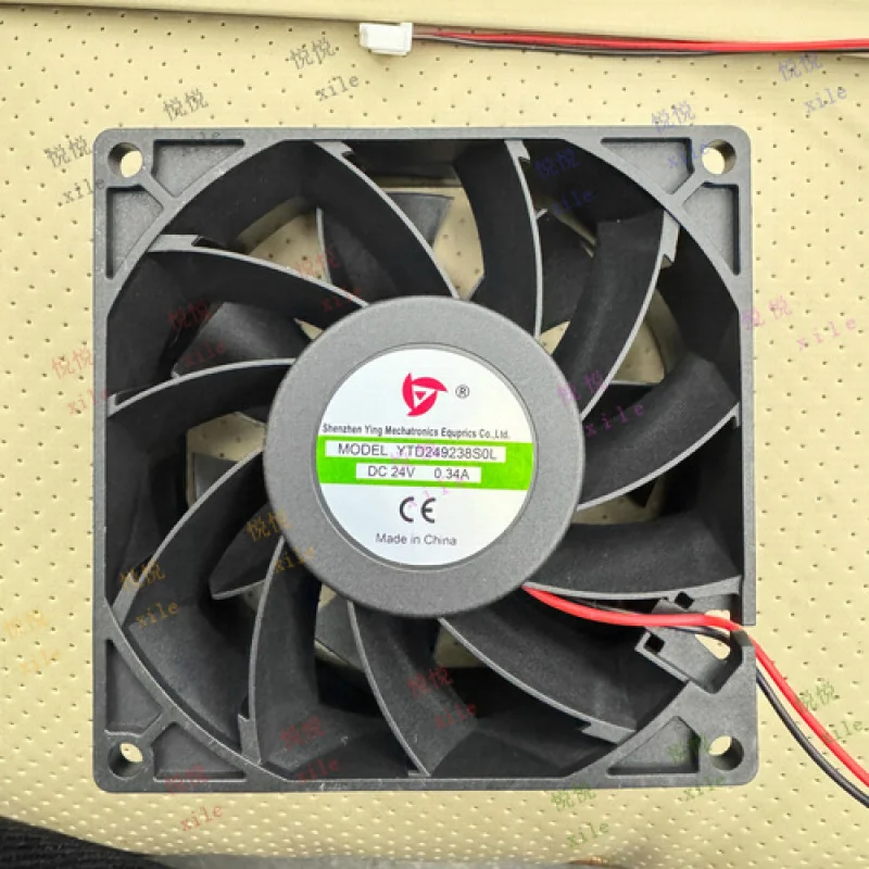 L   L  1PCS YTD249238B0L DC24V 0.34A 9CM 2-Wire Cooling Fan Inverter Fan
