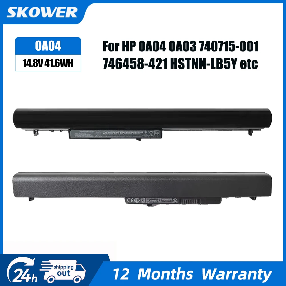 SKOWER OA03 OA04 Batería para hp Pavilion 14 15 746641-001 740715-001 746458-421 751906-541 HSTNN-LB5Y HSTNN-LB5S HSTNN-PB5Y