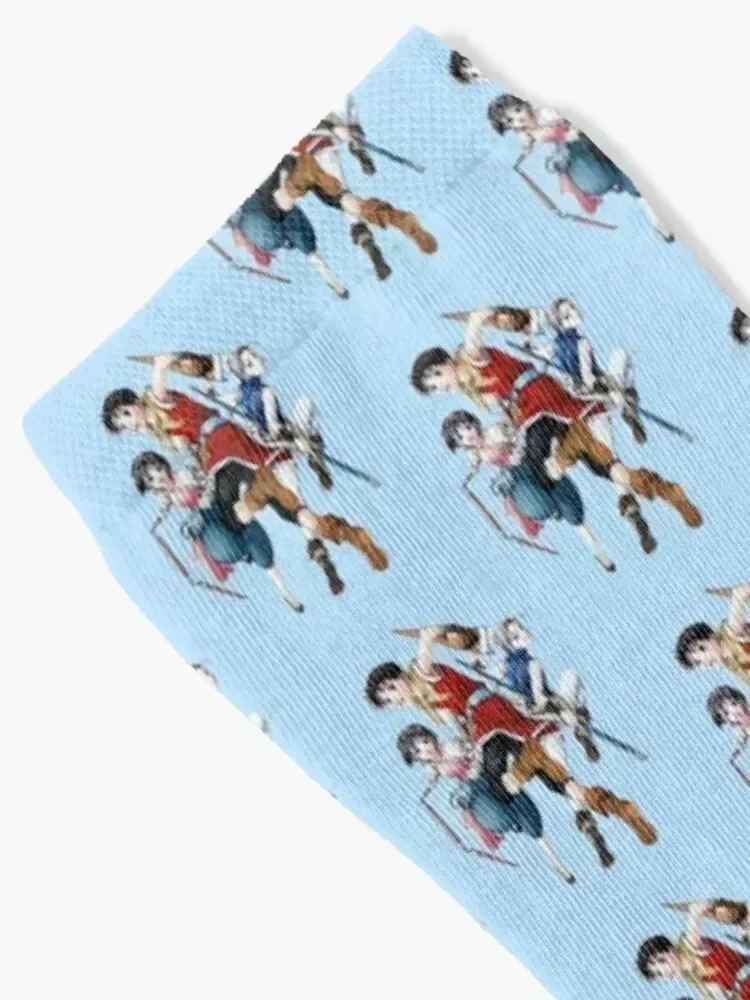 جوارب Riou وJowy وNanami للجولف والجري الشتوي الكرتوني للنساء للرجال #2