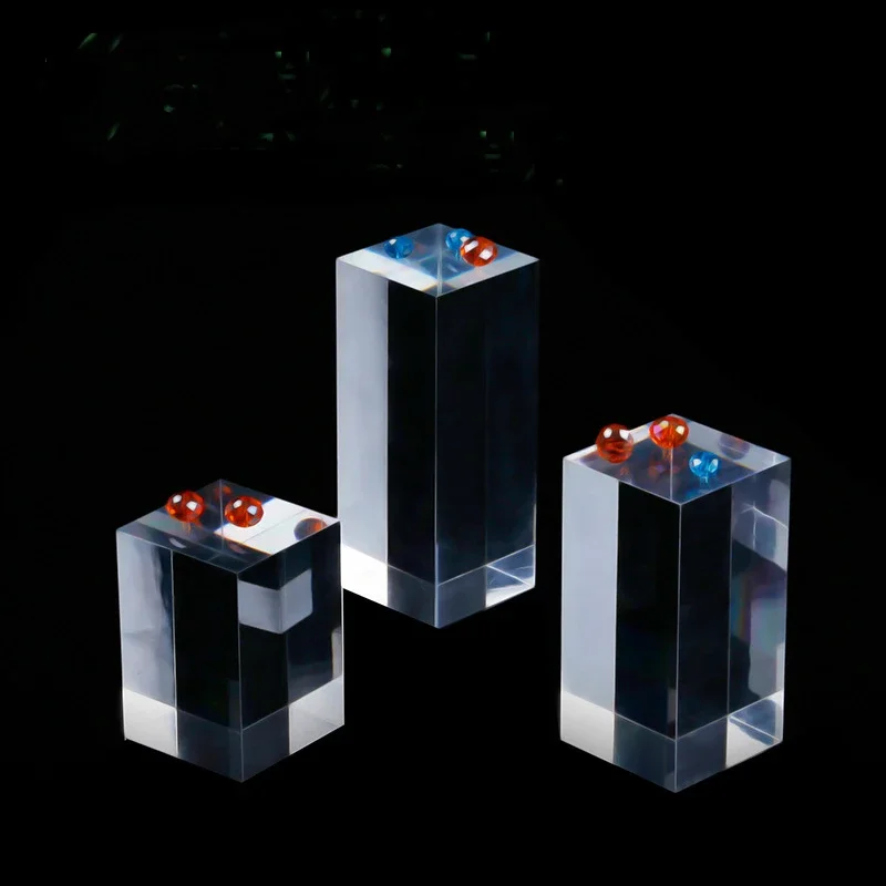 Présentoir en Perspex acrylique transparent et solide, présentoir pour bagues, boucles d\'oreilles, colliers, bijoux, comptoir, hauteur, vitrine