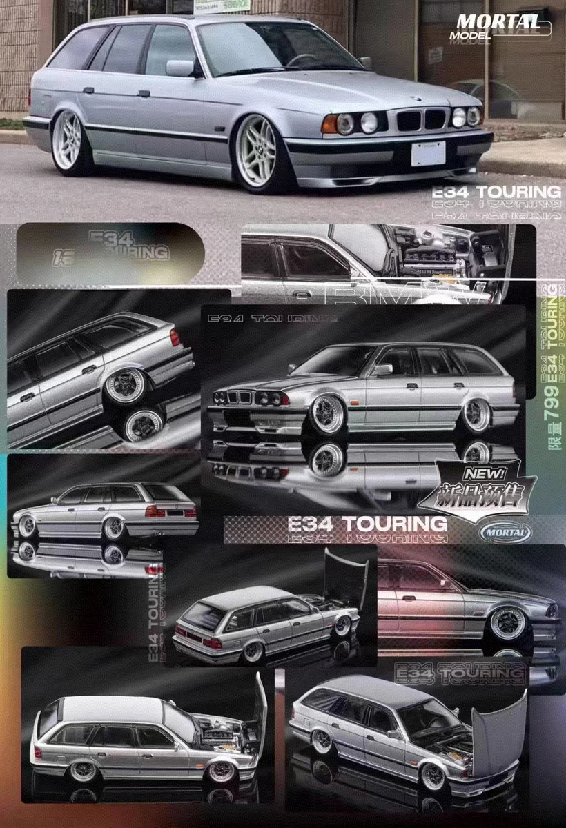 MORTAL MODEL  E34 TOURING シルバー 1:64 Mortal 1:64 E34 TOURING limited799 Diecast Model Car - AliExpress 26