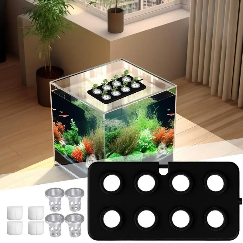 Floating Aquarium Plant Stand with swivel Automatically rise and fall with water level aquarium plant decoration accessories