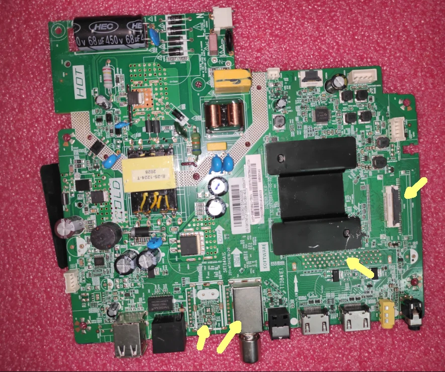 

Free shipping! TTD841E1 5RT841A1S 201-MT841E1N-24 /23/20 Three in one TV motherboard 6 standard interfaces