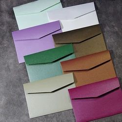 20pcs Envelopes for Invitations Blank Postcards Gift Message 18x12.5cm Pearlescent Paper Wedding Business Stationery Storage Bag