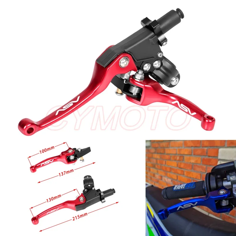 

Suitable for Off-road Motorcycle Modified Accessories ASV Handle Anti-fall Brake Handle Clutch Bull Horn CRF KLX YZF RMZ