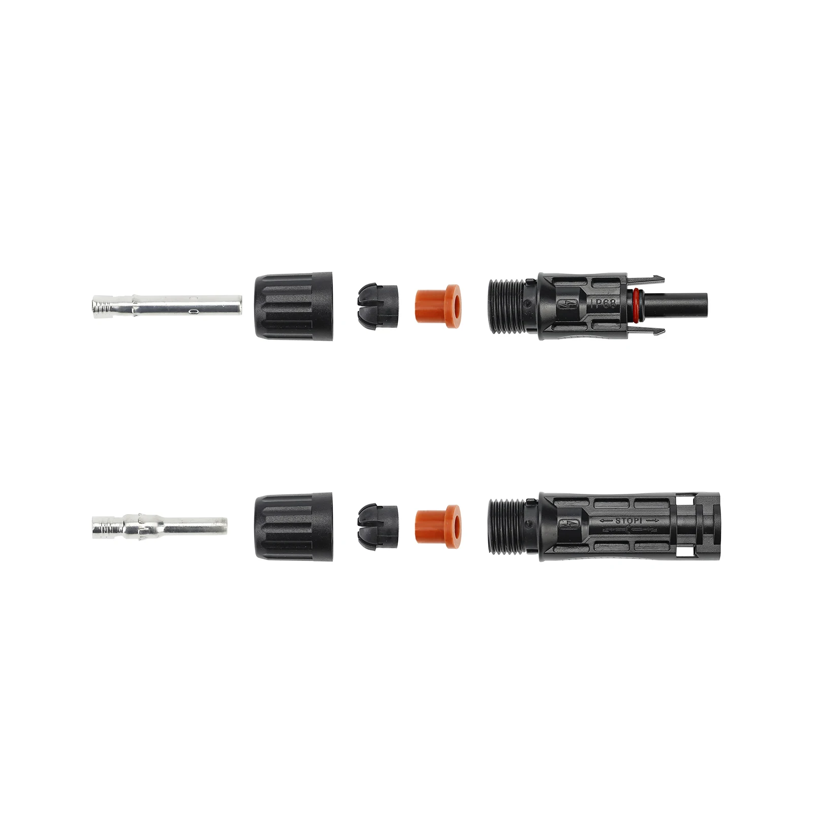 PowMr 10 Paris 1500V Solar Connectors Male and Female Solar Panel Cable 2.5mm2/4mm2/6mm2 Waterproof