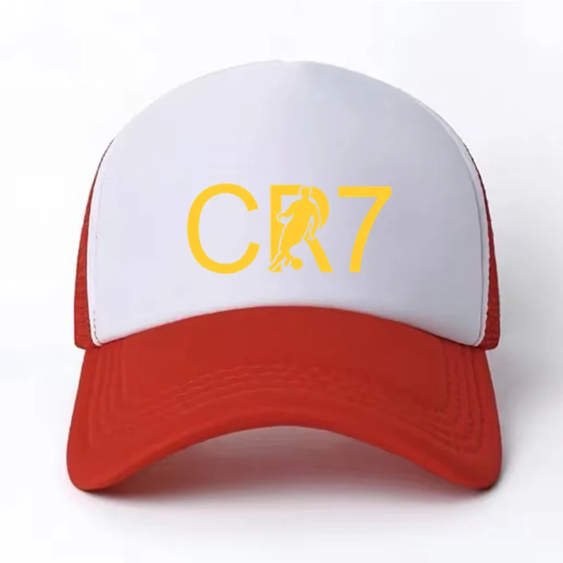 Children\'s Hat 6-15 Y Teen CR7 Printed Boys Girls Travel Party Sun Hat Sports Baseball Hat 58CM Beautiful Girl Charm Casual Hat