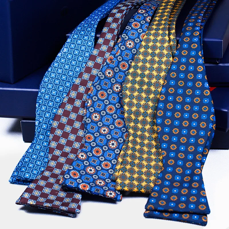 Men\'s wholesale hand tie gourd tie manufacturers printed polyester tie spot bow tie for man