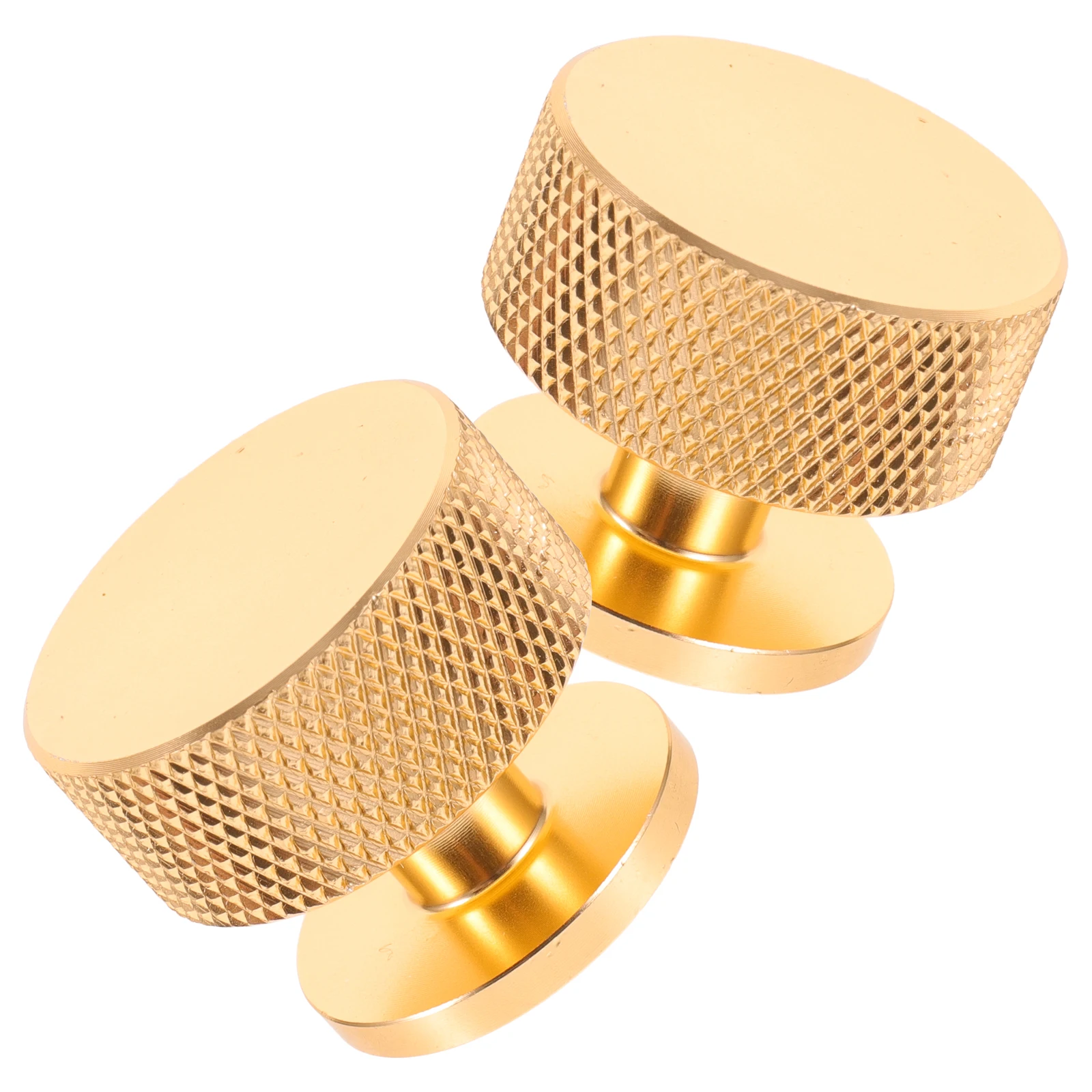 

2pcs Round Drawer Knobs Cabinet Handles Stainless Steel Modern Simple Durable Easy Install For Kitchen Bathroom Cupboard