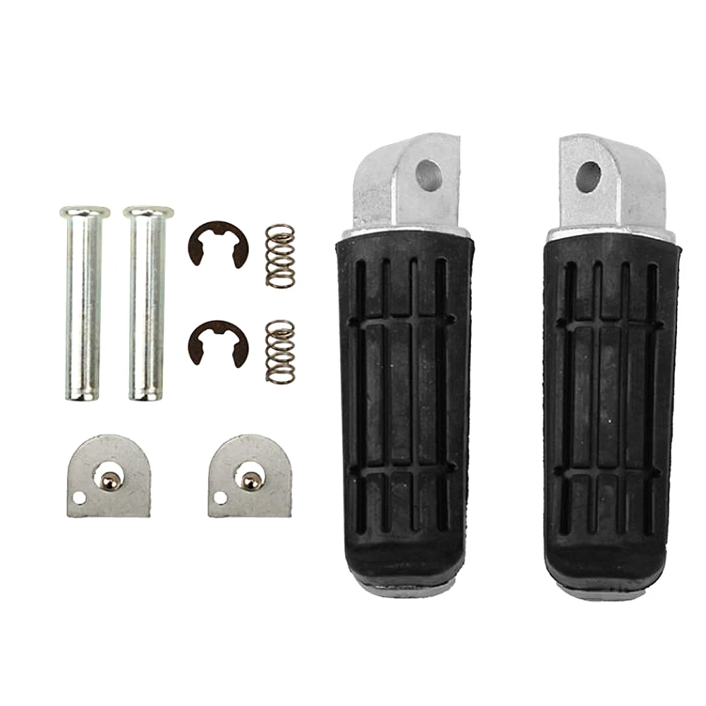 Motorcycle Front Rear Footrests Foot Pegs for Yamaha XJ6 FZ6 MT09 MT07 FZ8 FZ1 FZ400 FZ600 XJ600 XJ900 TDM850 T Black