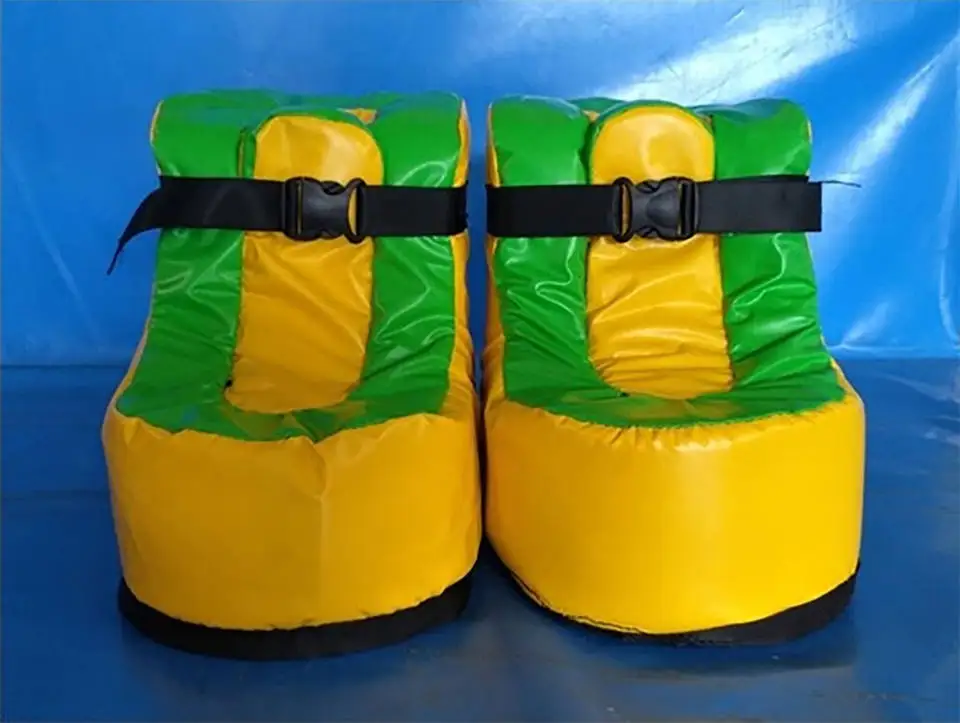 Inflatable sports games team building games soccer match inflatable shoes